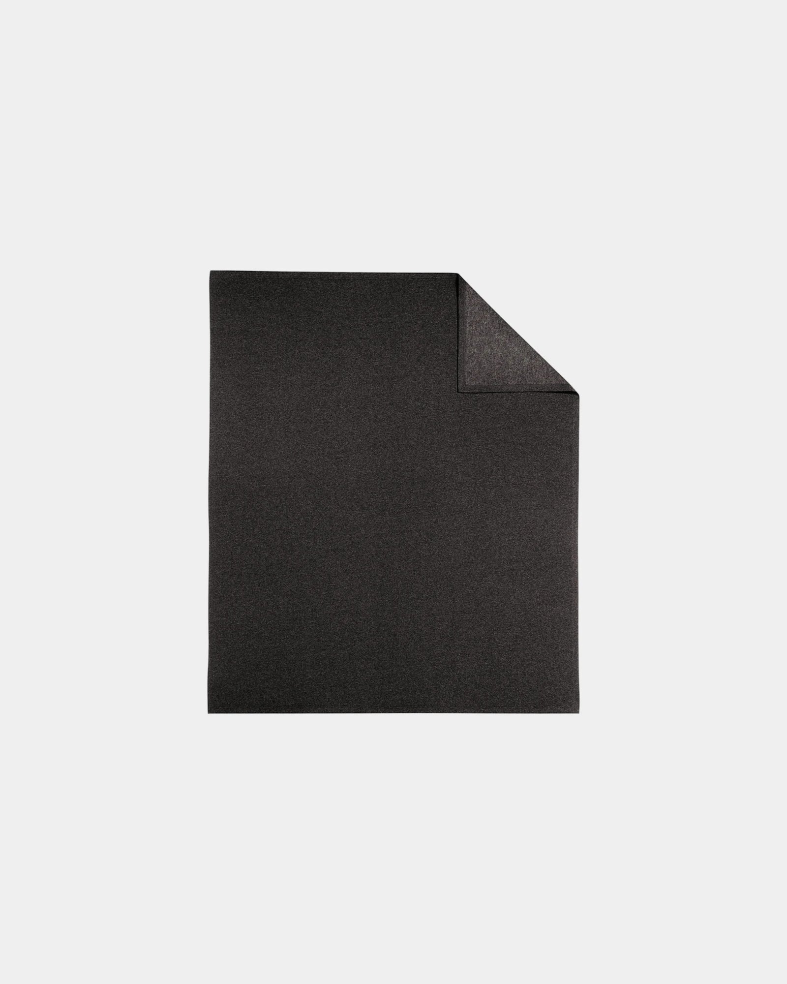 Custom recycled cotton blanket 50" x 60" Re-Fleece - Charcoal Heather